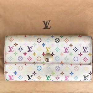 Pre love authentic Louis Vuitton wallet multicolor